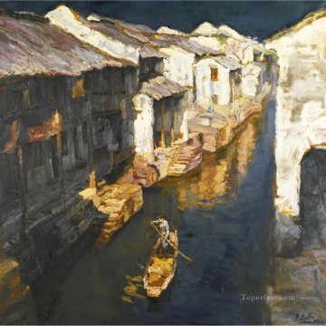 蘇州の風景 山水 中国の風景 Oil Paintings